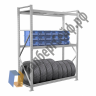 Стеллаж MS Pro 250/210x100/3 яруса